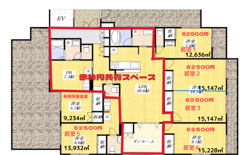 空き部屋情報